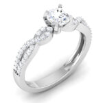 1.25 ct Natural Diamond Solitaire Engagement Wedding Rings14k Gold