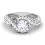 1.02 ct Natural Diamond Solitaire Engagement Wedding Rings14k Gold - Image 2