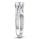 1.03 ct Natural Diamond Solitaire Engagement Wedding Rings14k Gold - Image 4