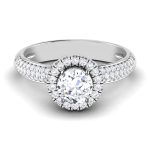 1.45 ct Natural Diamond Solitaire Engagement Wedding Rings14k Gold - Image 2
