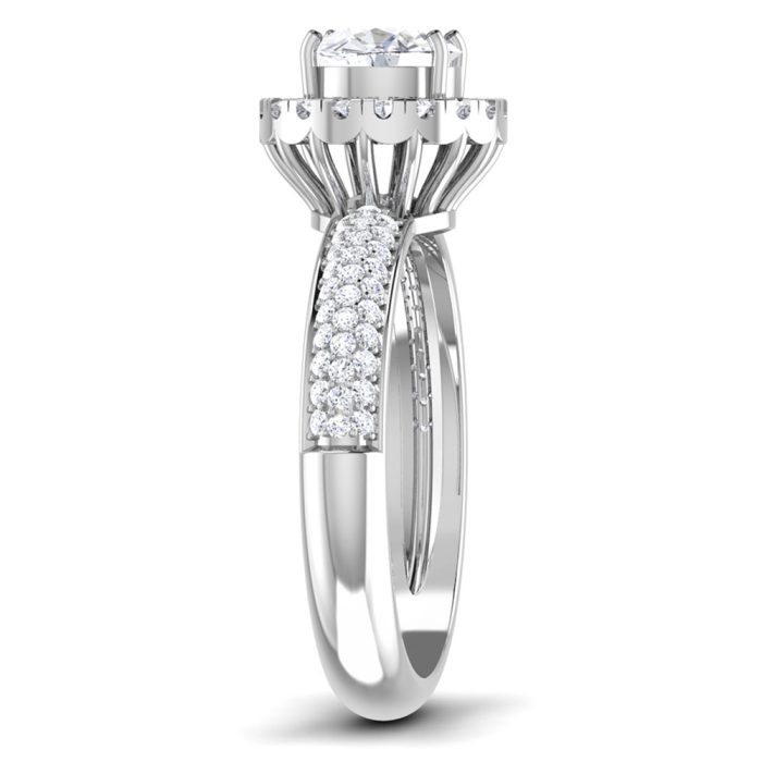 1.45 ct Natural Diamond Solitaire Engagement Wedding Rings14k Gold - Image 4