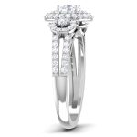 1.27 ct Natural Diamond Solitaire Engagement Wedding Rings14k Gold - Image 4