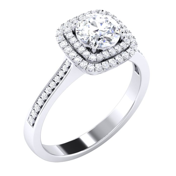 1.21 ct Natural Diamond Solitaire Engagement Wedding Rings14k Gold - Image 1
