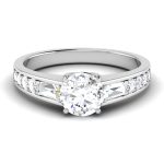 1.62 ct Natural Diamond Solitaire Engagement Wedding Rings14k Gold - Image 2
