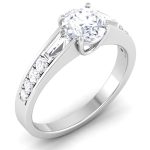 1.62 ct Natural Diamond Solitaire Engagement Wedding Rings14k Gold