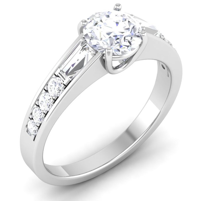 1.62 ct Natural Diamond Solitaire Engagement Wedding Rings14k Gold - Image 1