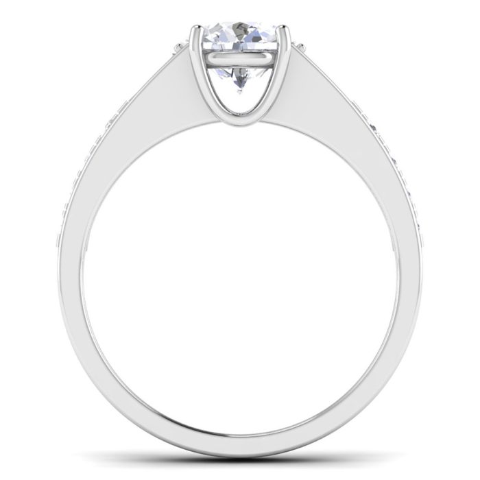 1.62 ct Natural Diamond Solitaire Engagement Wedding Rings14k Gold - Image 5