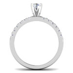 1.02 ct Natural Diamond Solitaire Engagement Wedding Rings14k Gold - Image 5