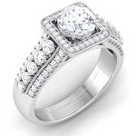 1.59 ct Natural Diamond Solitaire Engagement Wedding Rings14k Gold