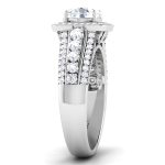 1.59 ct Natural Diamond Solitaire Engagement Wedding Rings14k Gold - Image 4
