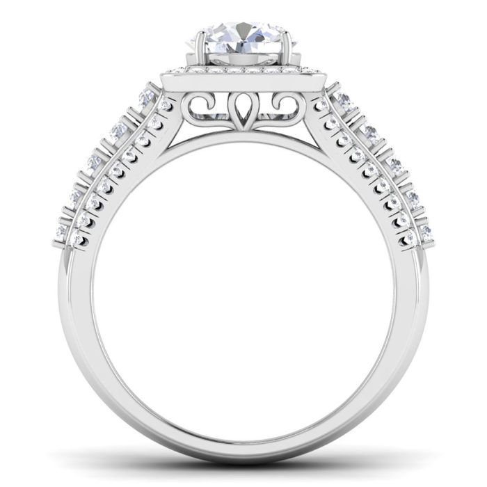 1.59 ct Natural Diamond Solitaire Engagement Wedding Rings14k Gold - Image 5
