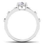 1.16 ct Natural Diamond Solitaire Engagement Wedding Rings14k Gold - Image 5