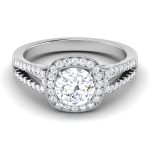 1.13 ct Natural Diamond Solitaire Engagement Wedding Rings14k Gold - Image 2