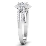 1.13 ct Natural Diamond Solitaire Engagement Wedding Rings14k Gold - Image 4