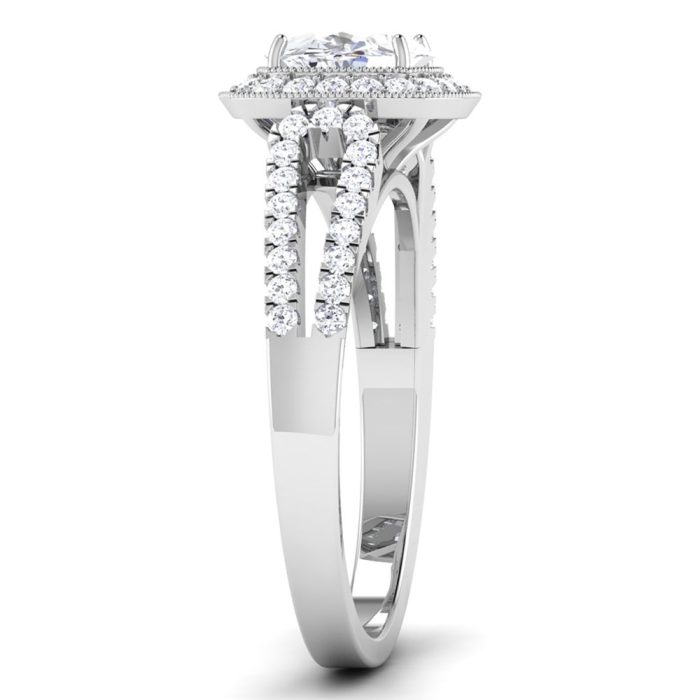 1.13 ct Natural Diamond Solitaire Engagement Wedding Rings14k Gold - Image 4