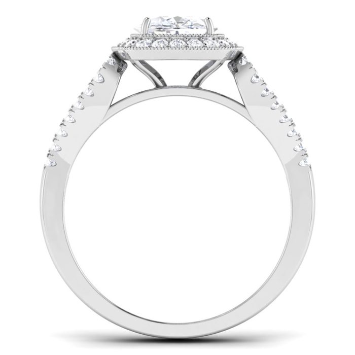 1.13 ct Natural Diamond Solitaire Engagement Wedding Rings14k Gold - Image 5
