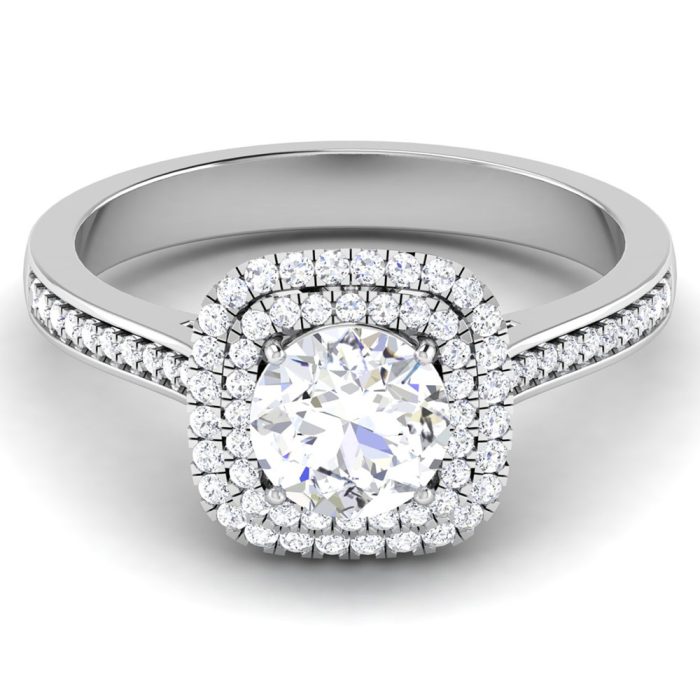 1.10 ct Natural Diamond Solitaire Engagement Wedding Rings14k Gold - Image 2
