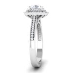 1.10 ct Natural Diamond Solitaire Engagement Wedding Rings14k Gold - Image 4