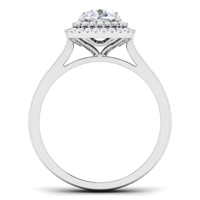 1.10 ct Natural Diamond Solitaire Engagement Wedding Rings14k Gold - Image 5