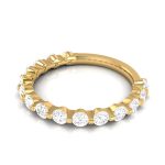1.11 ct Natural Diamond Engagement Wedding Bands 14k Gold - Image 5