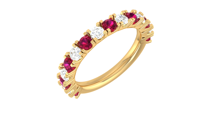 1.36 ct Natural Diamond Engagement Wedding Bands 14k Gold - Image 1