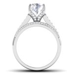 2.71 ct Natural Diamond Solitaire Engagement Wedding Rings14k Gold - Image 5