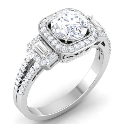 2.07 ct Natural Diamond Solitaire Engagement Wedding Rings14k Gold