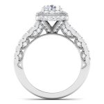 2.30 ct Natural Diamond Solitaire Engagement Wedding Rings14k Gold - Image 5