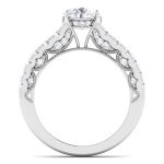 2.30 ct Natural Diamond Solitaire Engagement Wedding Rings14k Gold - Image 5