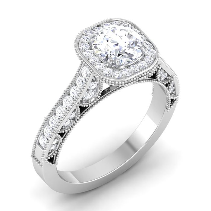 2.00 ct Natural Diamond Solitaire Engagement Wedding Rings14k Gold - Image 1