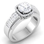 2.08 ct Natural Diamond Solitaire Engagement Wedding Rings14k Gold
