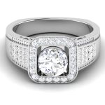 2.66 ct Natural Diamond Solitaire Engagement Wedding Rings14k Gold - Image 2
