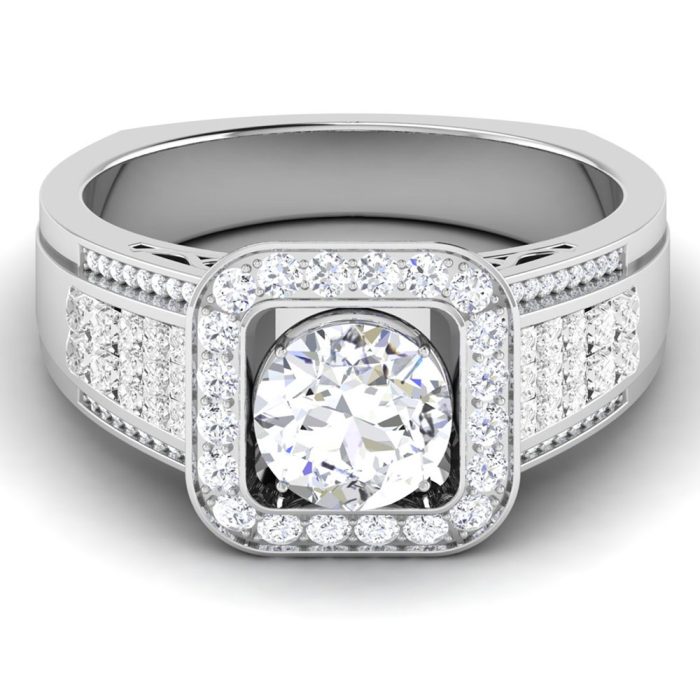 2.66 ct Natural Diamond Solitaire Engagement Wedding Rings14k Gold - Image 2