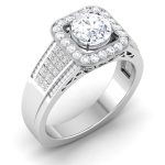 2.66 ct Natural Diamond Solitaire Engagement Wedding Rings14k Gold