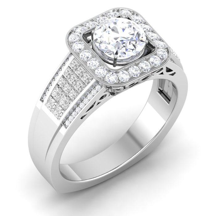 2.66 ct Natural Diamond Solitaire Engagement Wedding Rings14k Gold - Image 1
