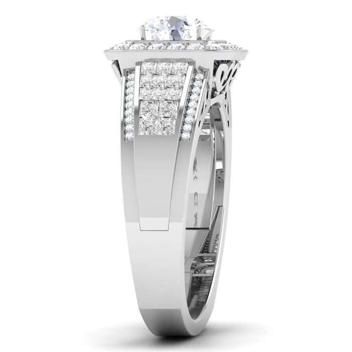 2.66 ct Natural Diamond Solitaire Engagement Wedding Rings14k Gold - Image 4