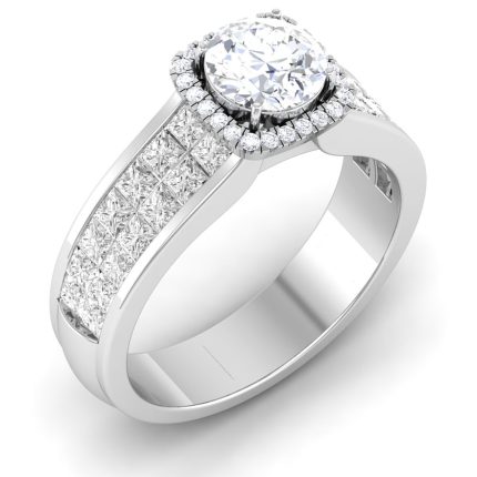 3.70 ct Natural Diamond Solitaire Engagement Wedding Rings14k Gold