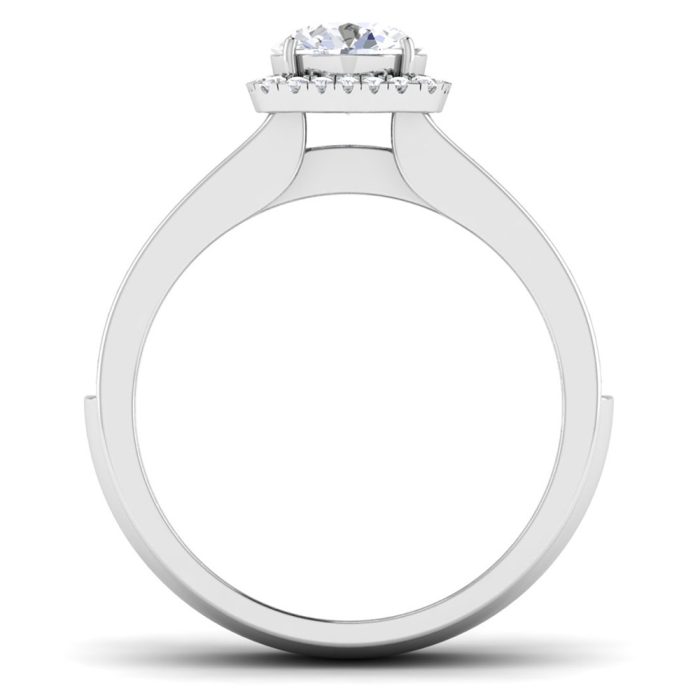 3.70 ct Natural Diamond Solitaire Engagement Wedding Rings14k Gold - Image 5