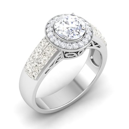 3.26 ct Natural Diamond Solitaire Engagement Wedding Rings14k Gold