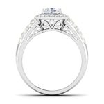 3.26 ct Natural Diamond Solitaire Engagement Wedding Rings14k Gold - Image 5